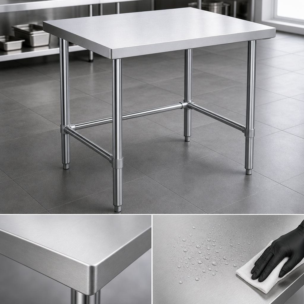 18-Gauge 430 Stainless Steel Top
