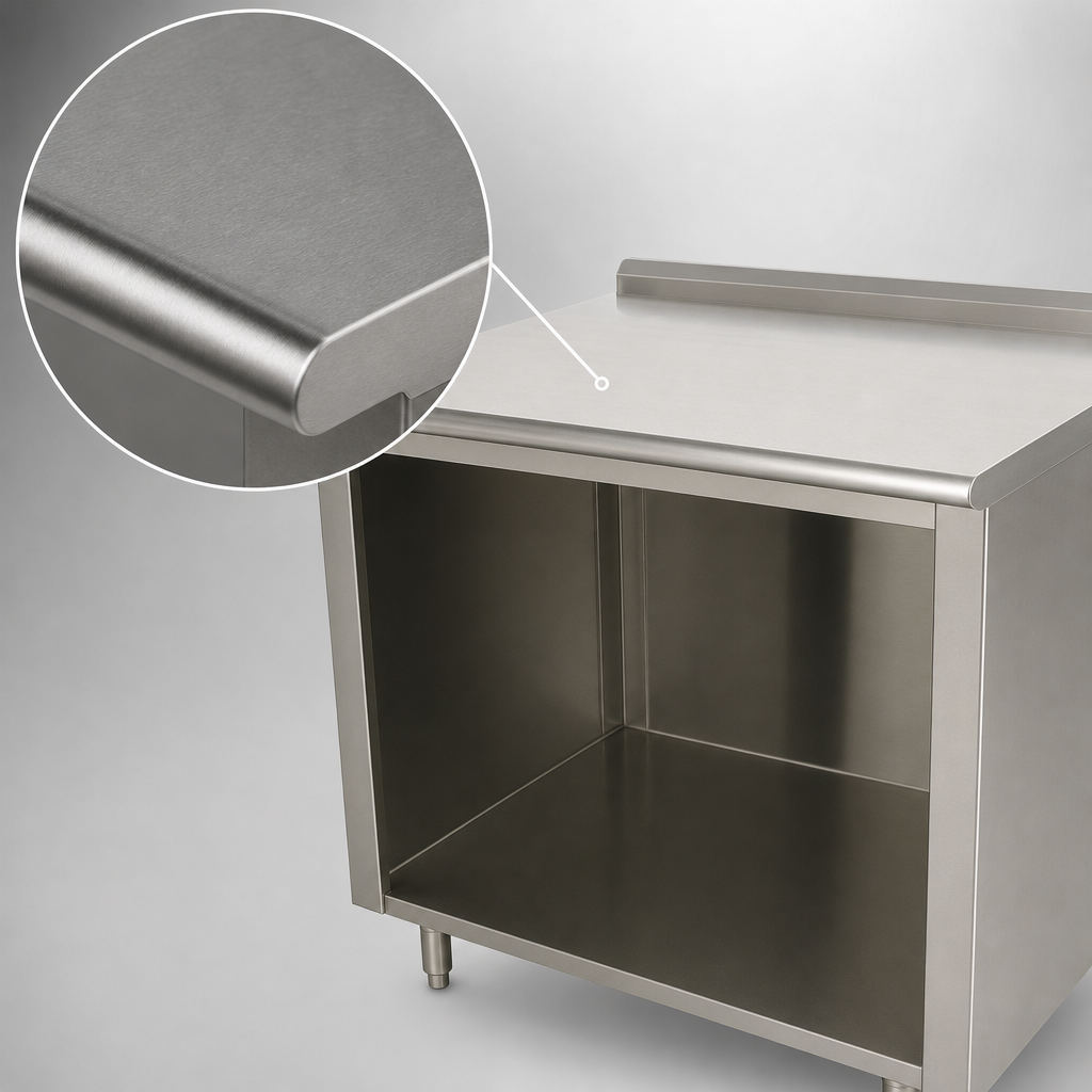 14-Gauge 304 Stainless Steel Top