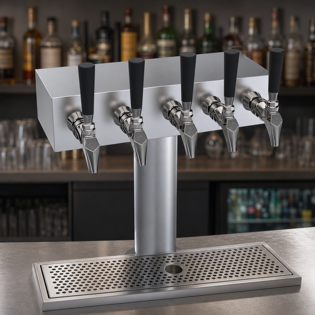 Five-Faucet Capacity