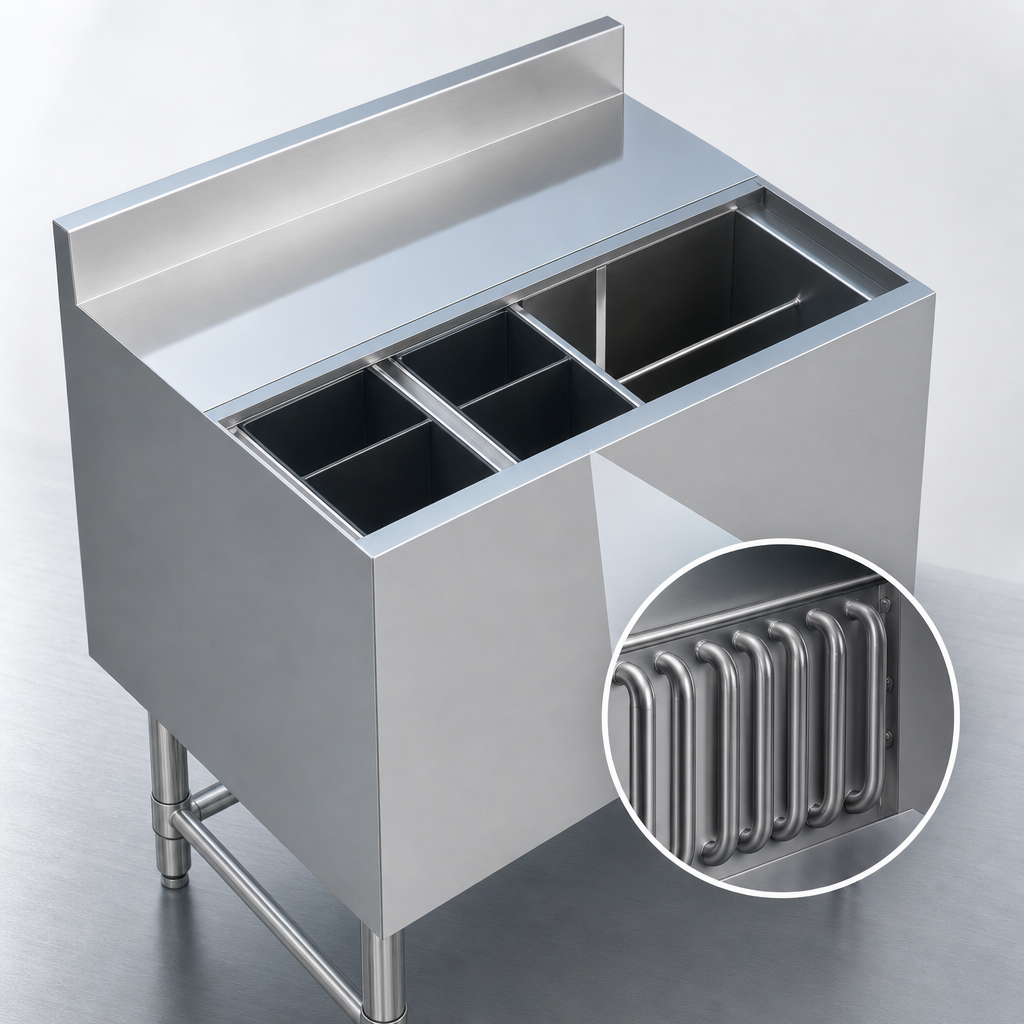 7-Circuit Stainless Steel Cold Plate