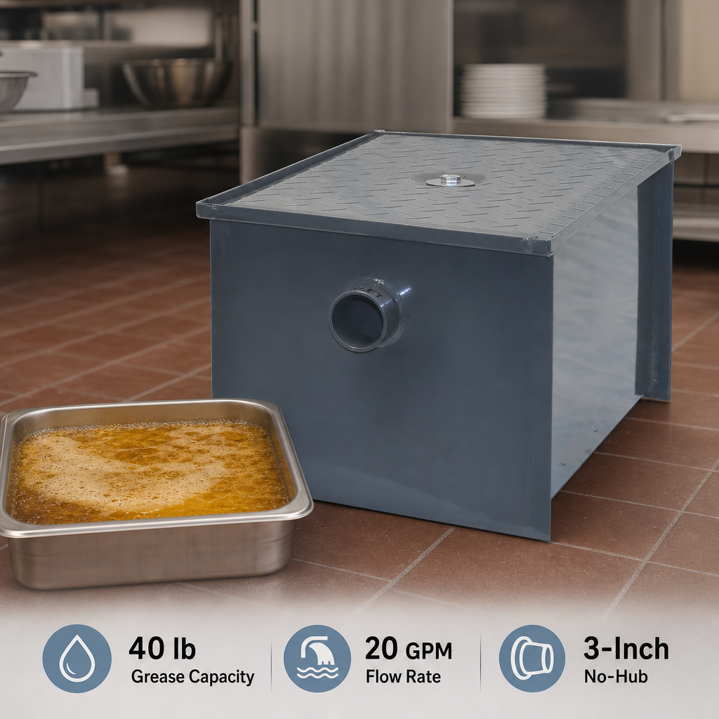 40 lb Grease Capacity