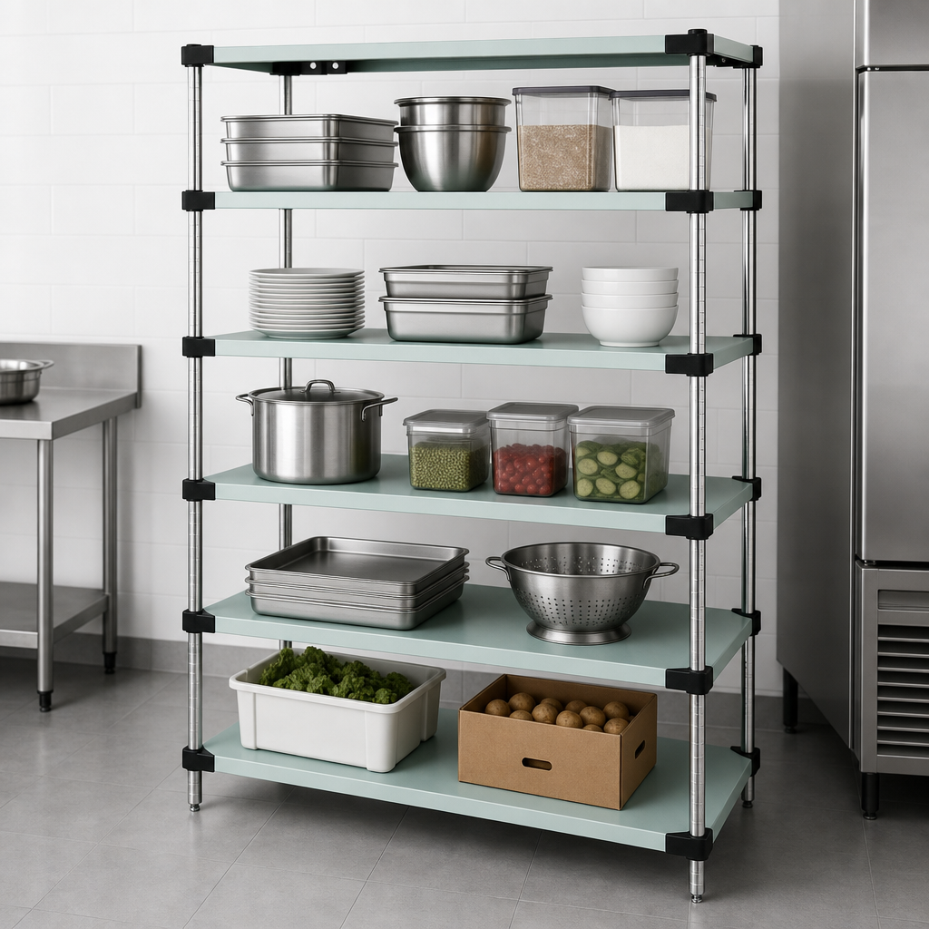 Five Solid Shelves