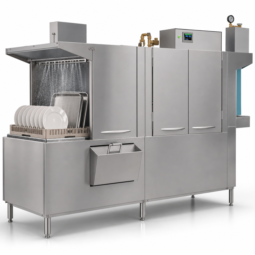 54-Inch Wash Section With 36-Inch Heavy-Duty Prewash