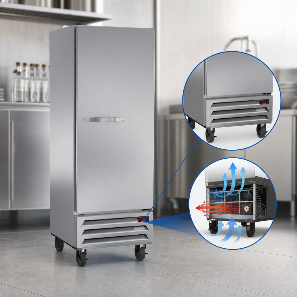 Bottom-Mounted Self-Contained Refrigeration
