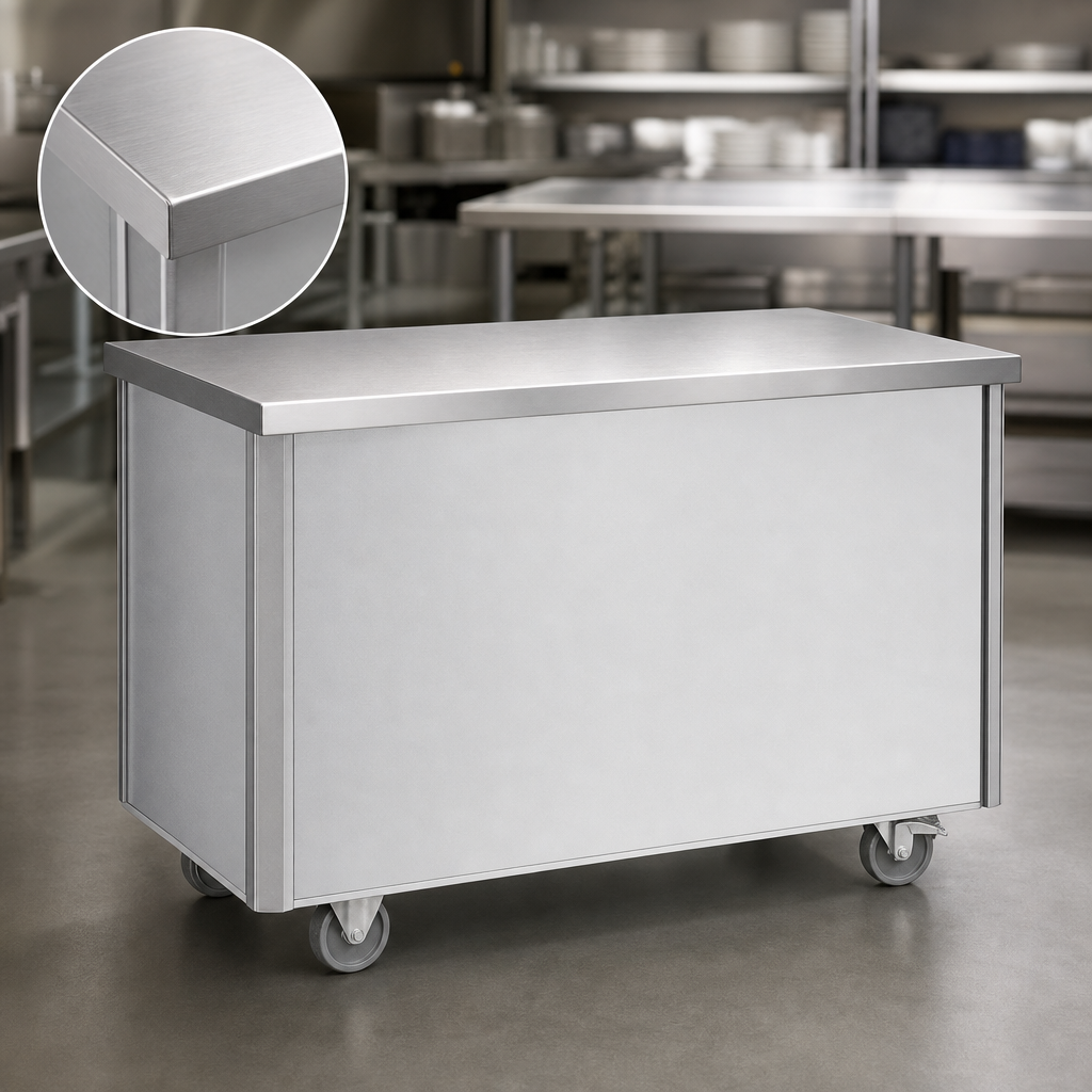 16-Gauge Stainless Steel Top