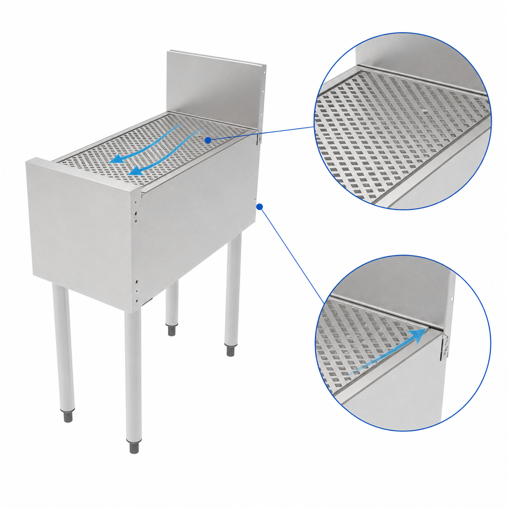 Pitched Drainboard Top