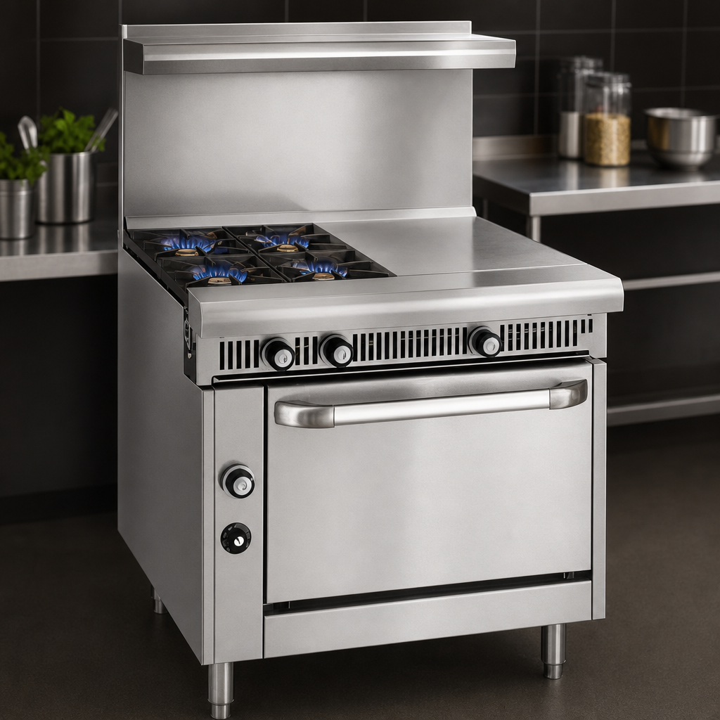 Four Open Burners