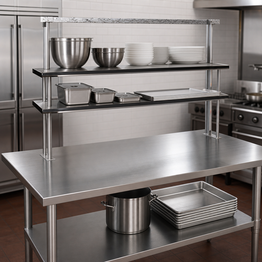 Table-Mount Overshelf Use