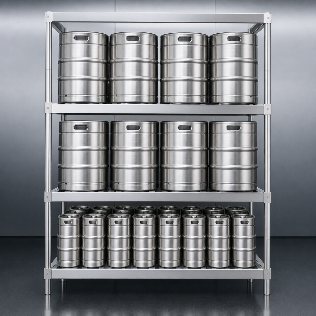 High Keg Capacity