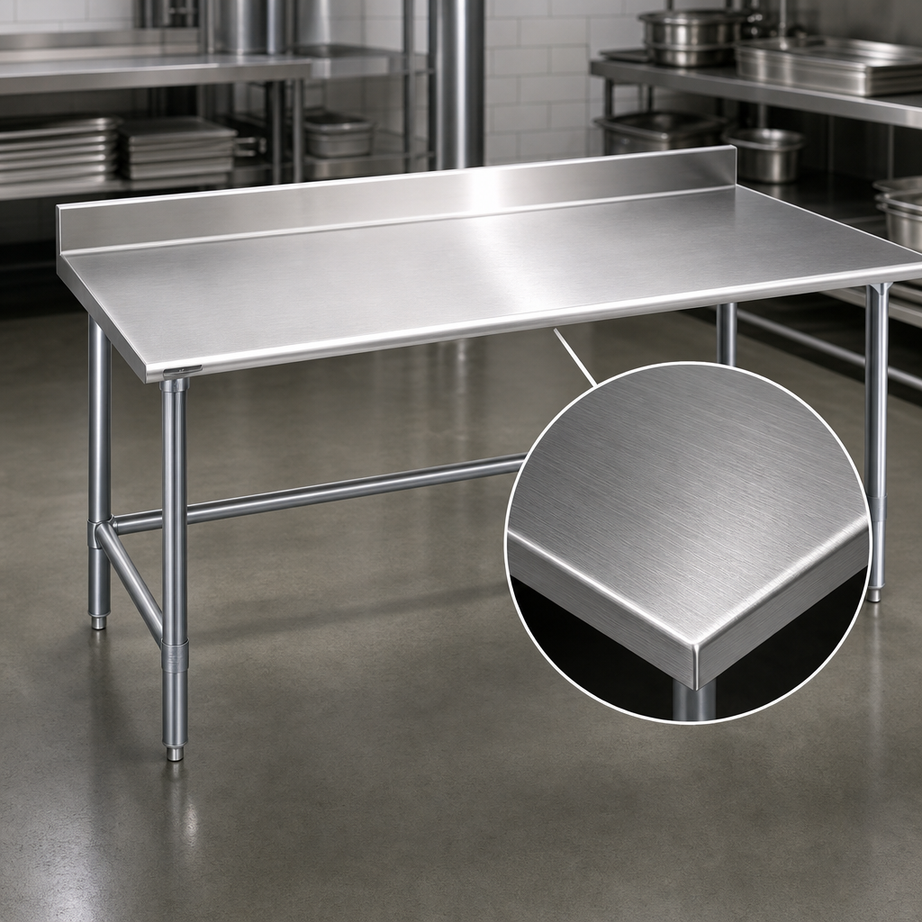 14-Gauge 300 Series Stainless Steel Top