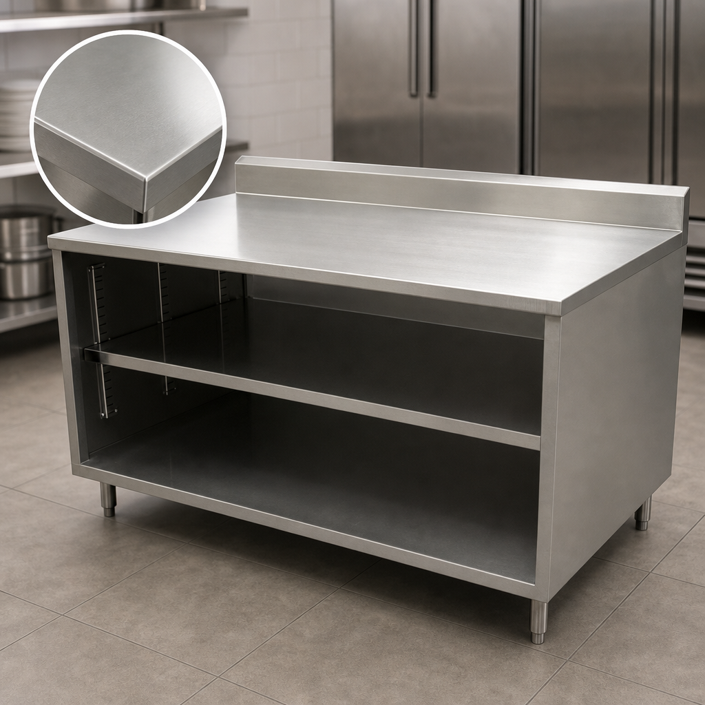14 Gauge 304 Stainless Steel Top