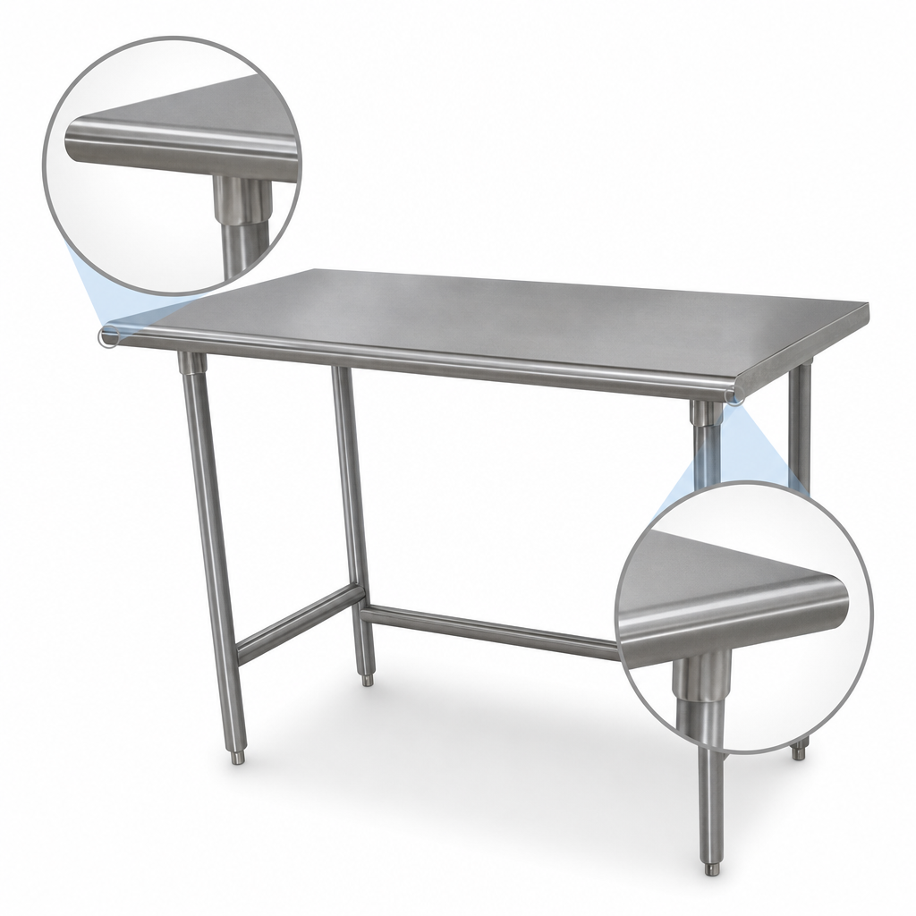 Rolled Rim Front and Rear Edges