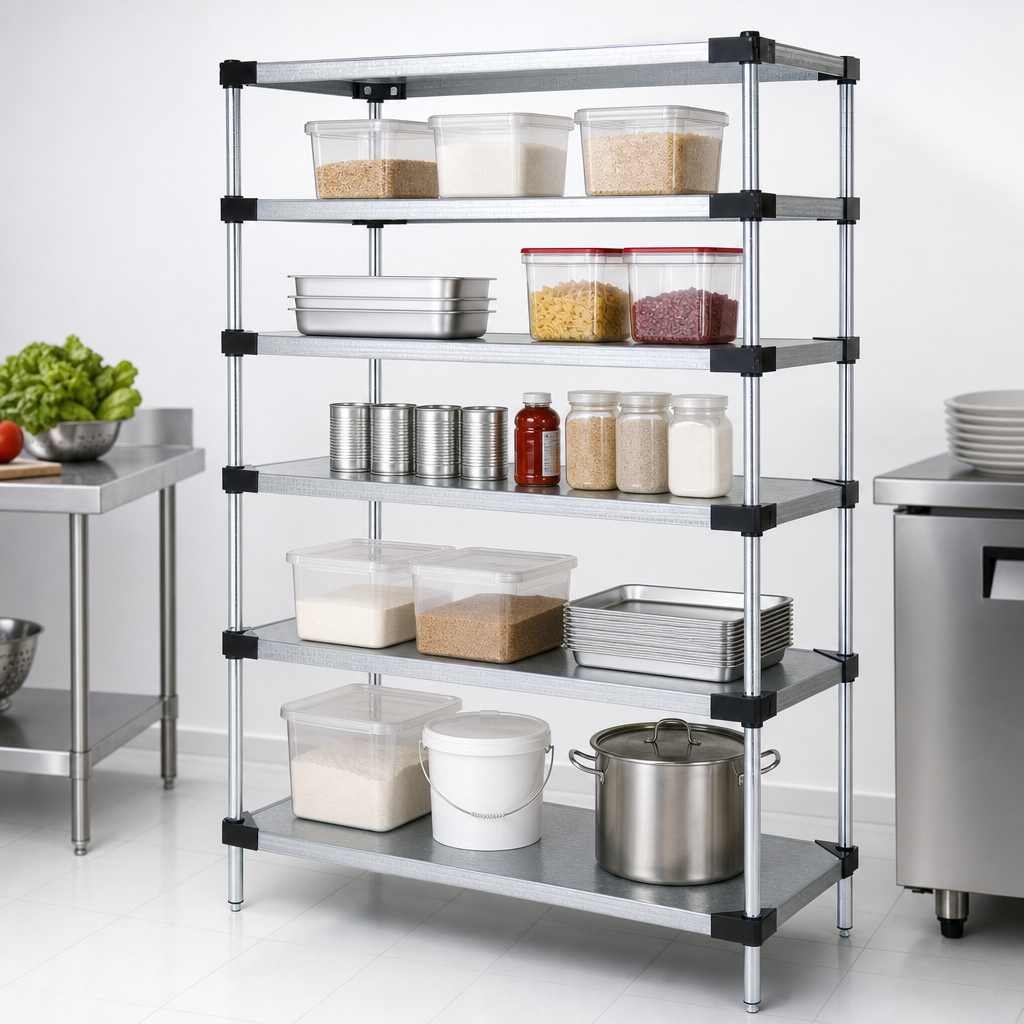 Five Solid Shelves
