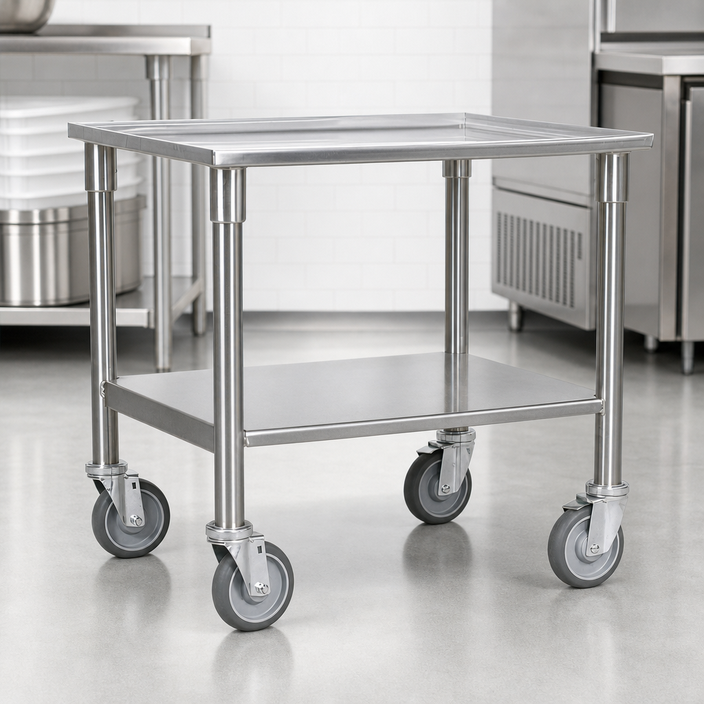 Stainless Steel Top and Undershelf