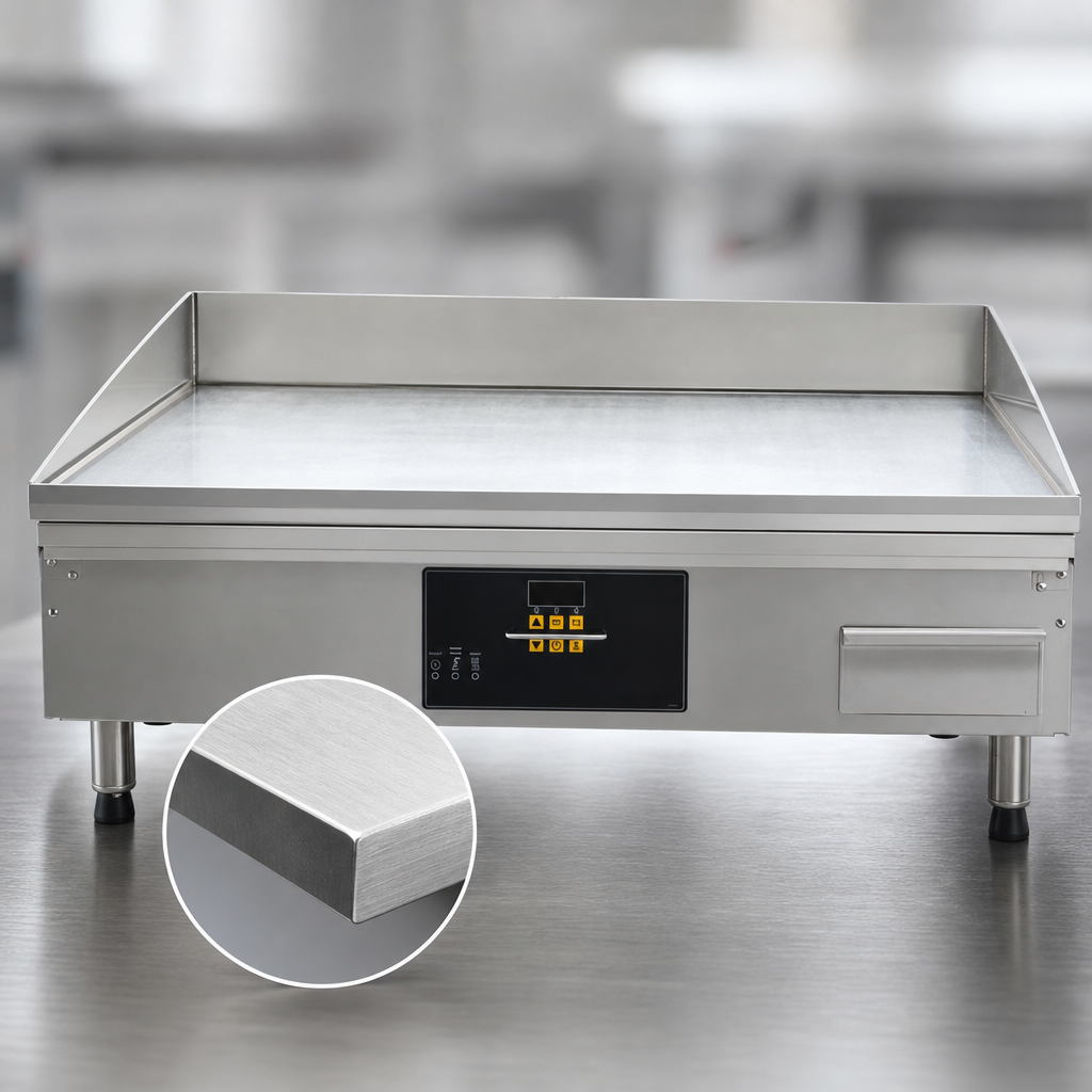 7-Gauge Stainless Steel Griddle Plate