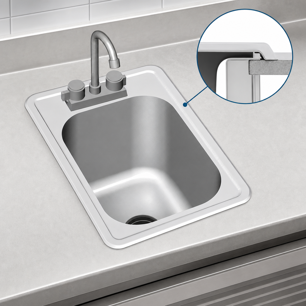 Self-Rimming Drop-In Design