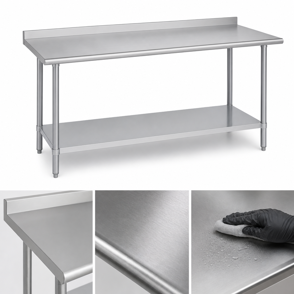 16-Gauge 300 Series Stainless Steel Top