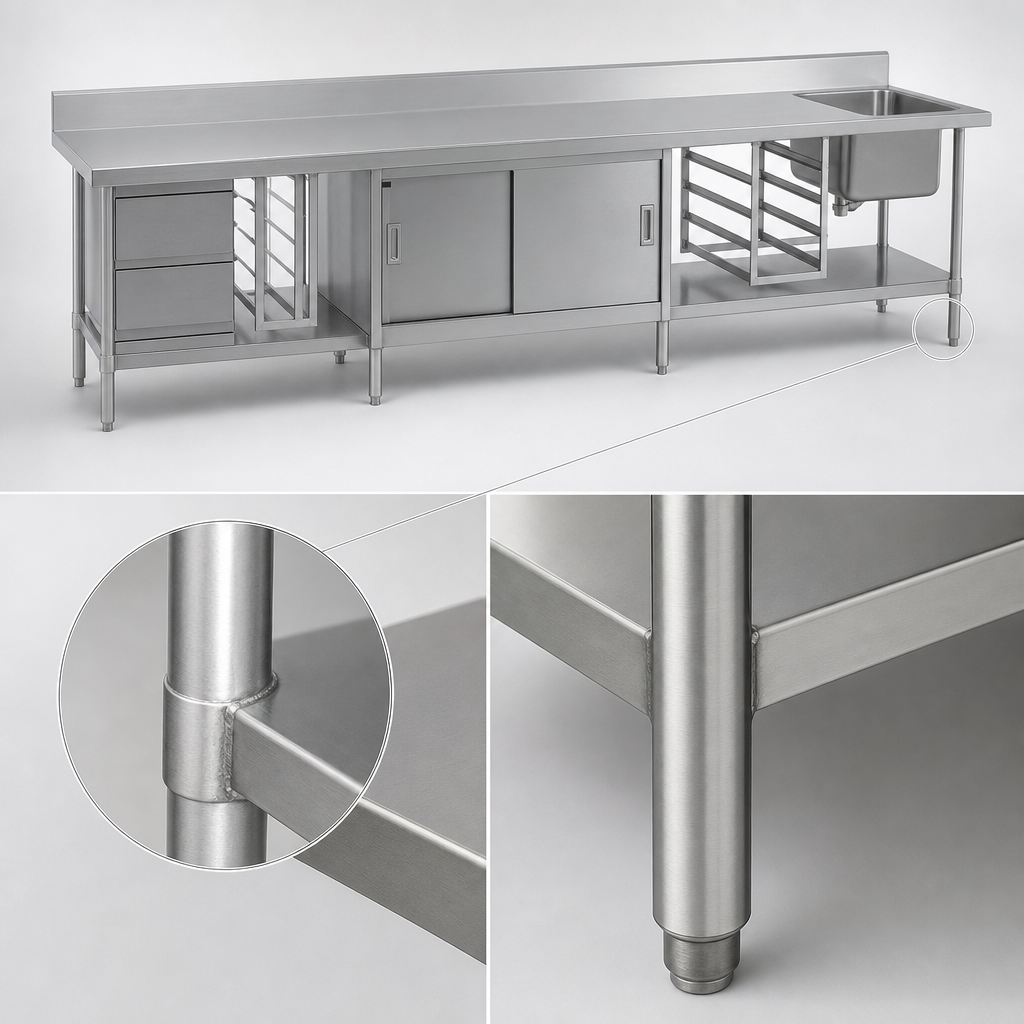 Welded Leg Construction