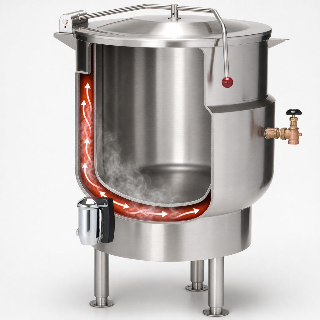 2/3 Jacketed Direct Steam Design