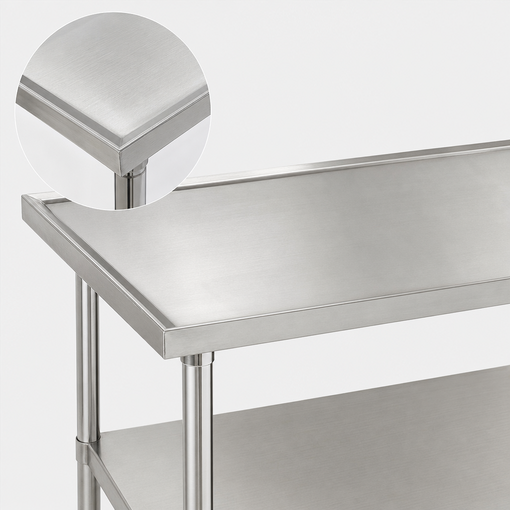 14-Gauge 304 Stainless Steel Top
