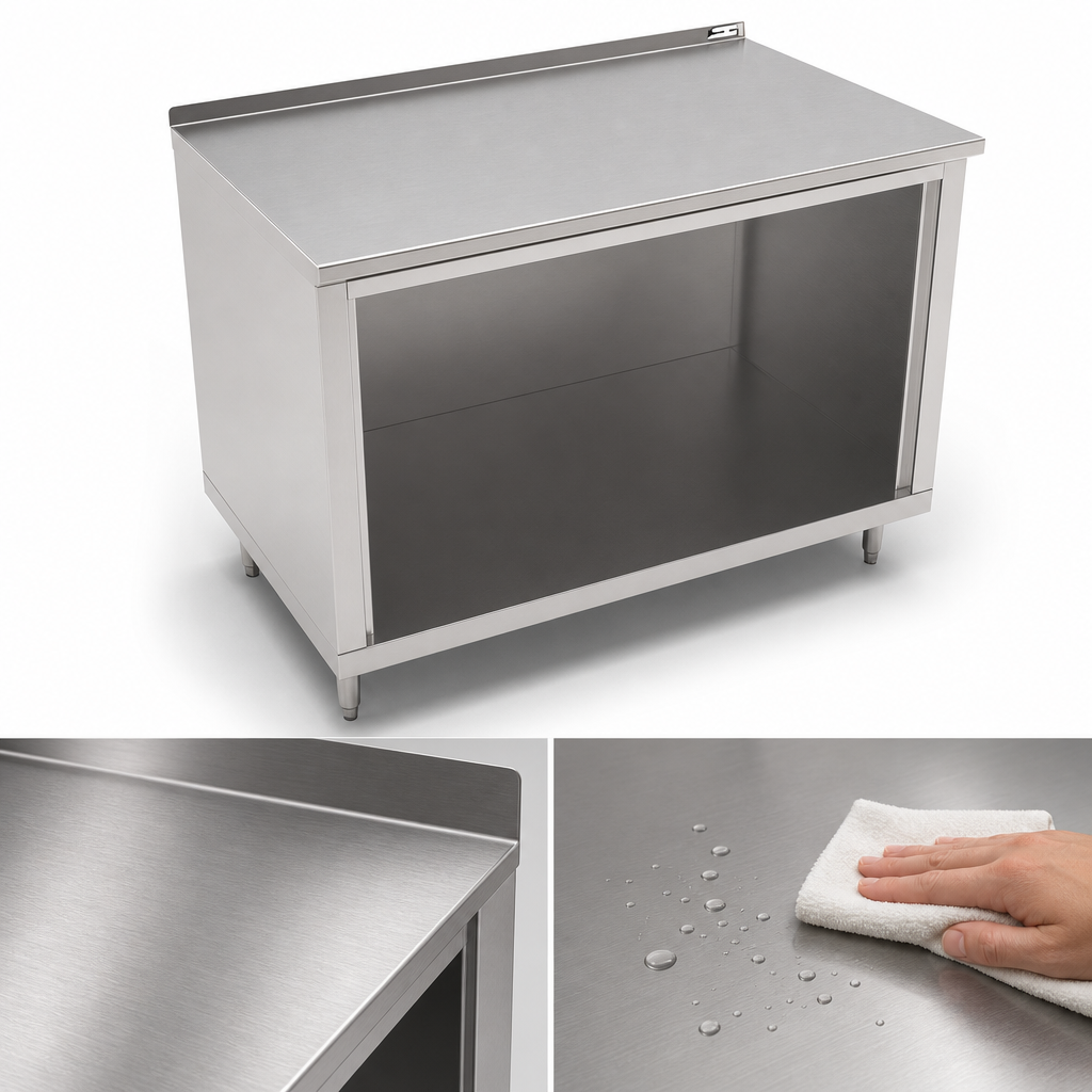 16-Gauge Stainless Steel Top