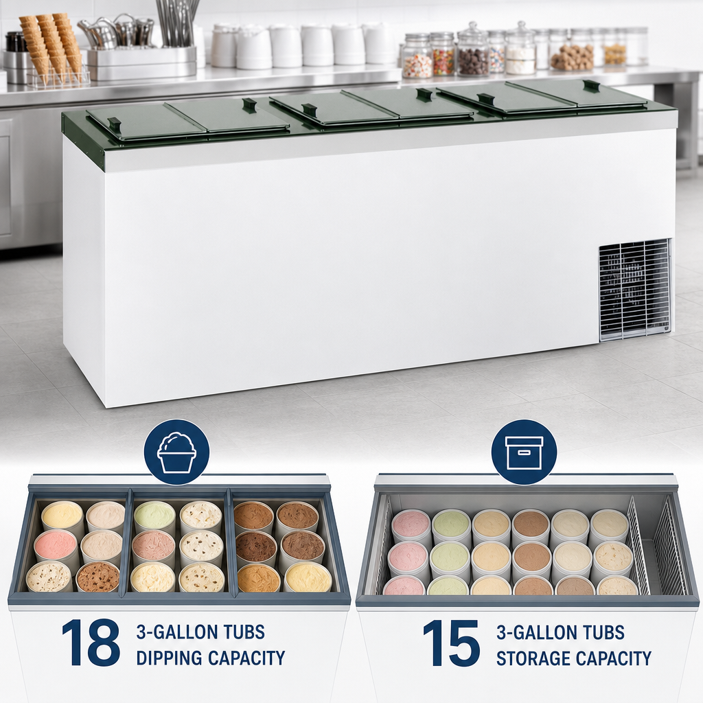 High-Capacity Dipping Cabinet