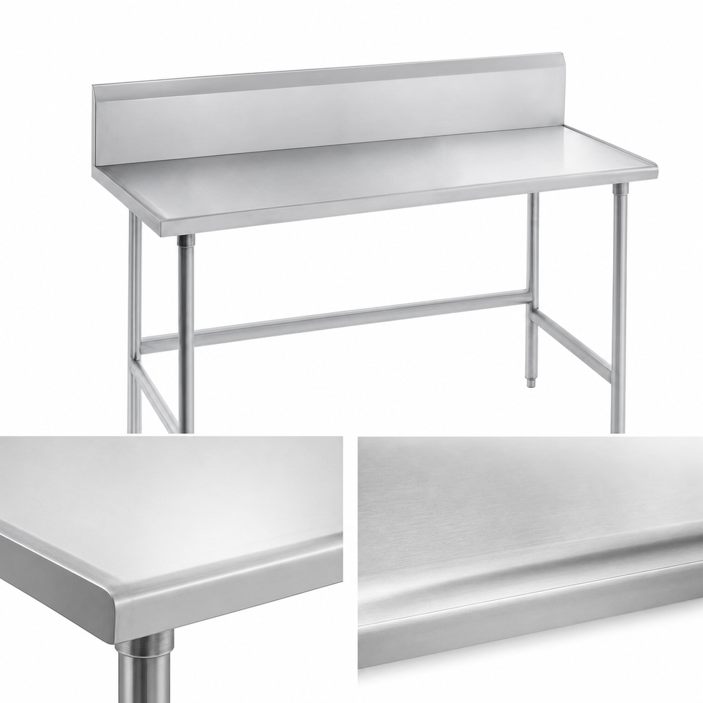 14-Gauge 304 Stainless Steel Top