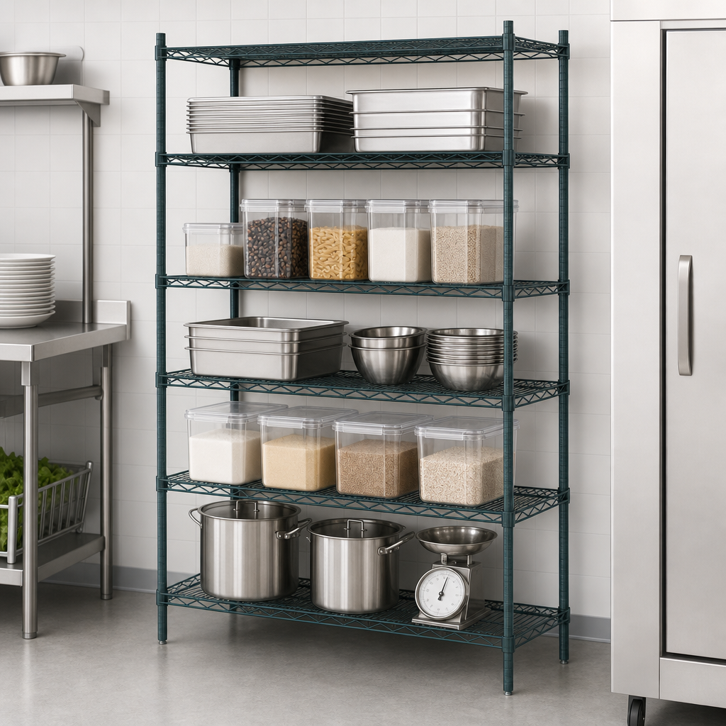 Five Wire Shelves