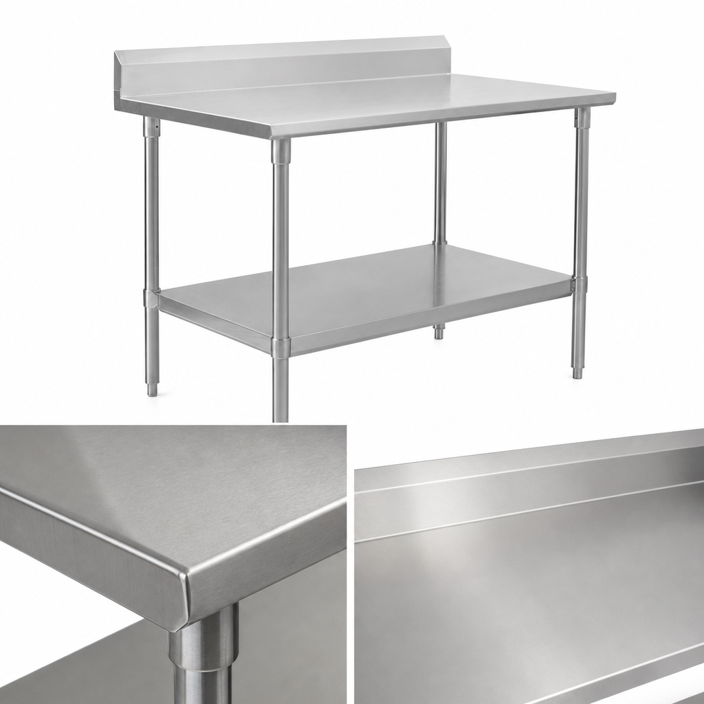 16-Gauge Stainless Steel Top