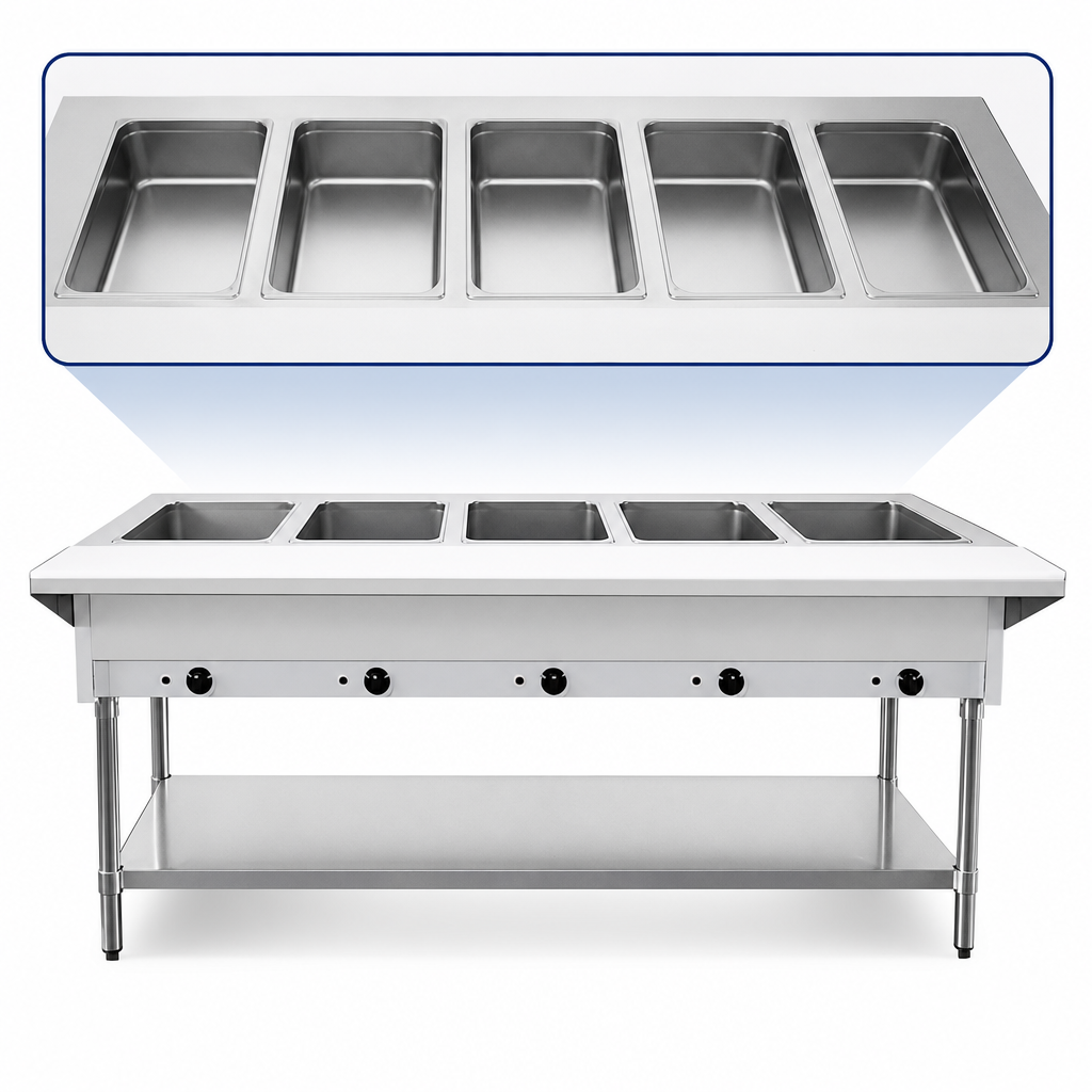 Five-Pan Open Well Capacity