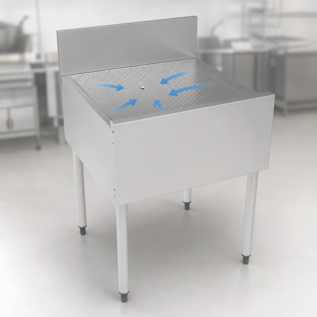 Pitched Drainboard Top