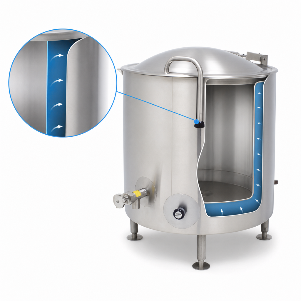 2/3 Jacketed Steam Construction