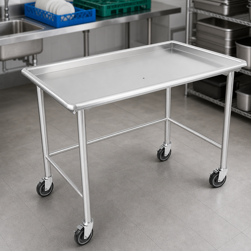 16-Gauge 300 Series Stainless Steel Flat Top