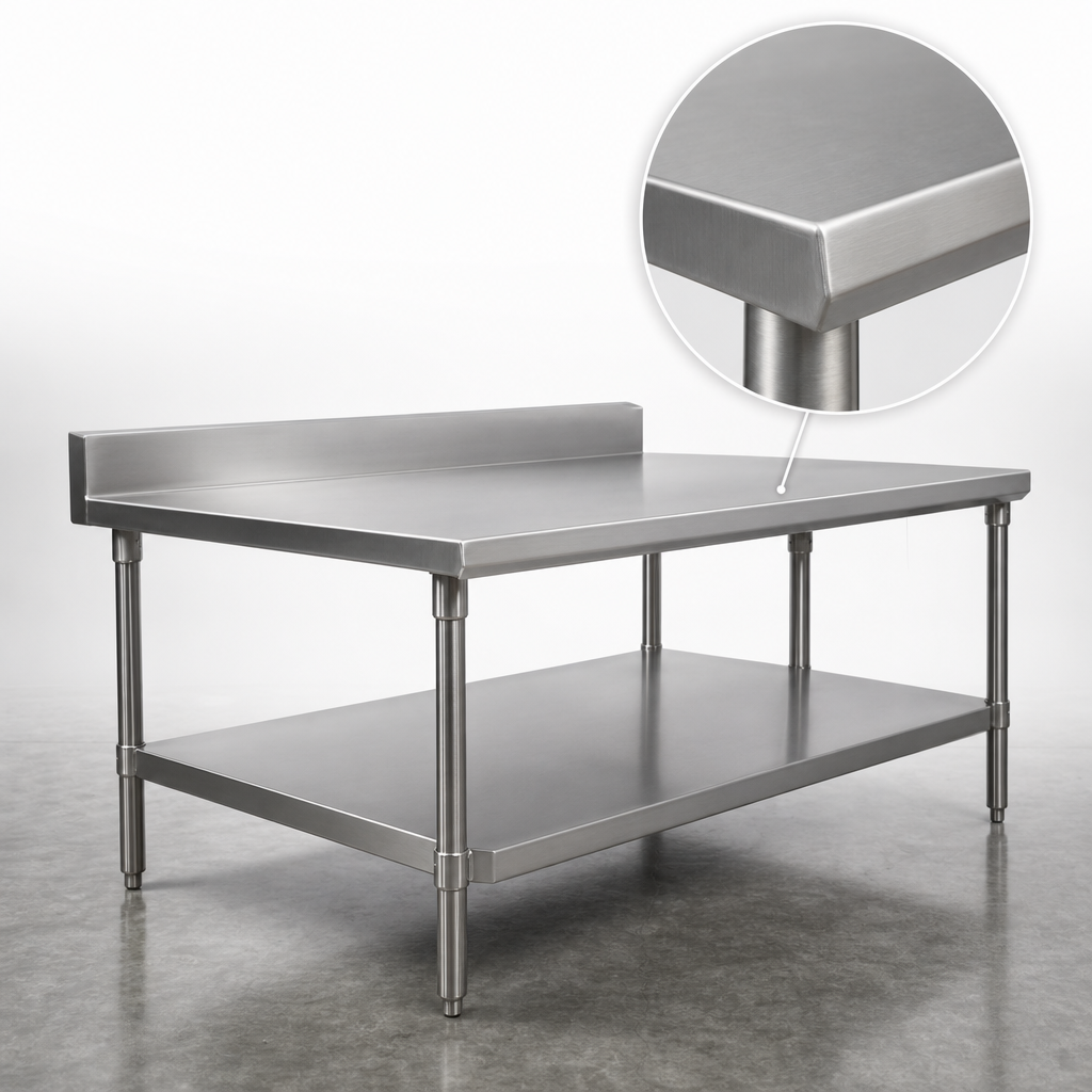 16-Gauge Stainless Steel Top