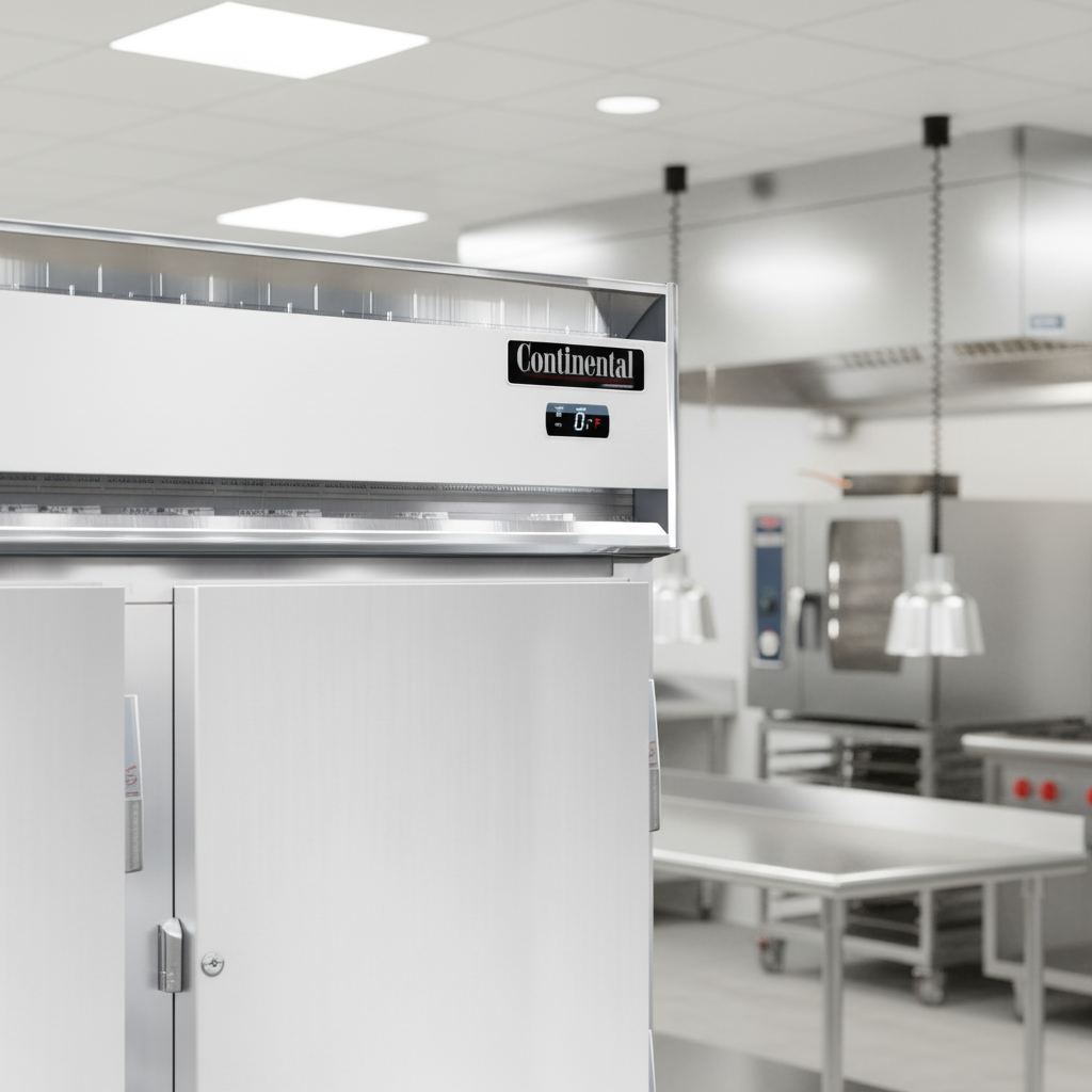 Effortlessly manage and monitor your freezer's precise temperature settings with the clear electronic control and digital display.