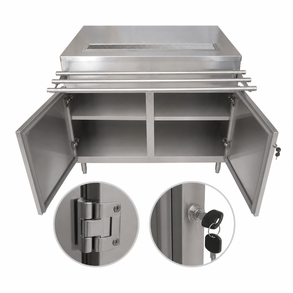 Hinged Doors with Lock