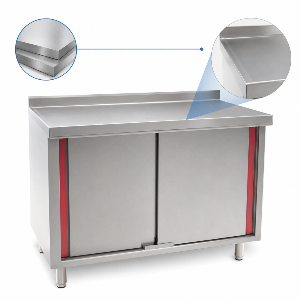 14-Gauge 304 Stainless Steel Top