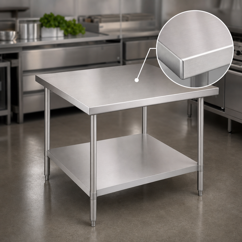 18-Gauge Stainless Steel Top