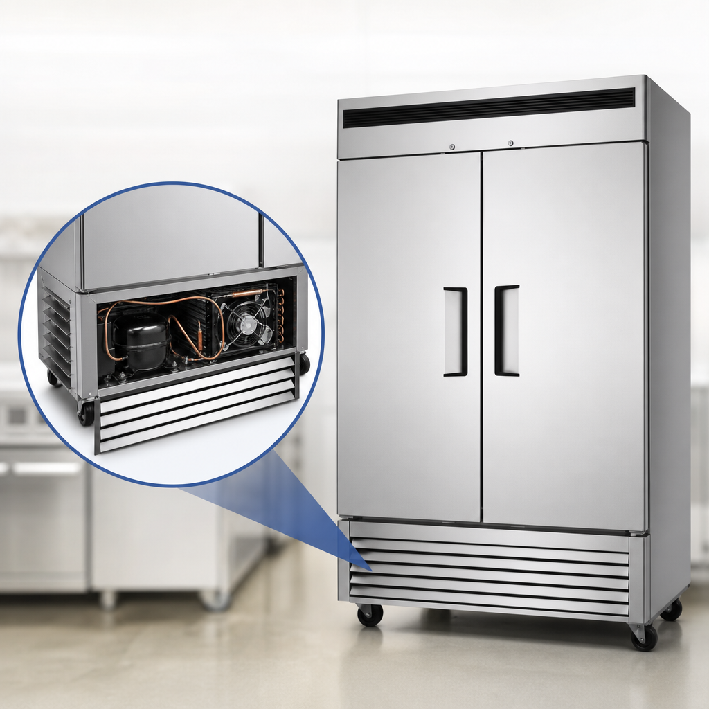 Bottom-Mount Self-Contained Refrigeration