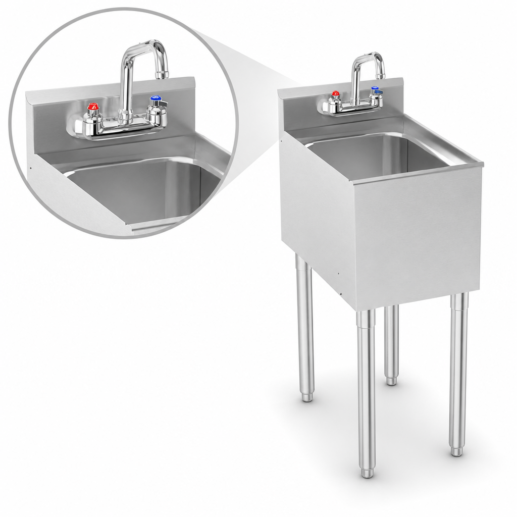 Included Wall-Mount Faucet