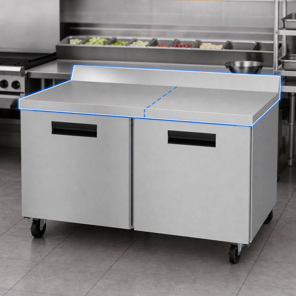 Two-Section Worktop Design