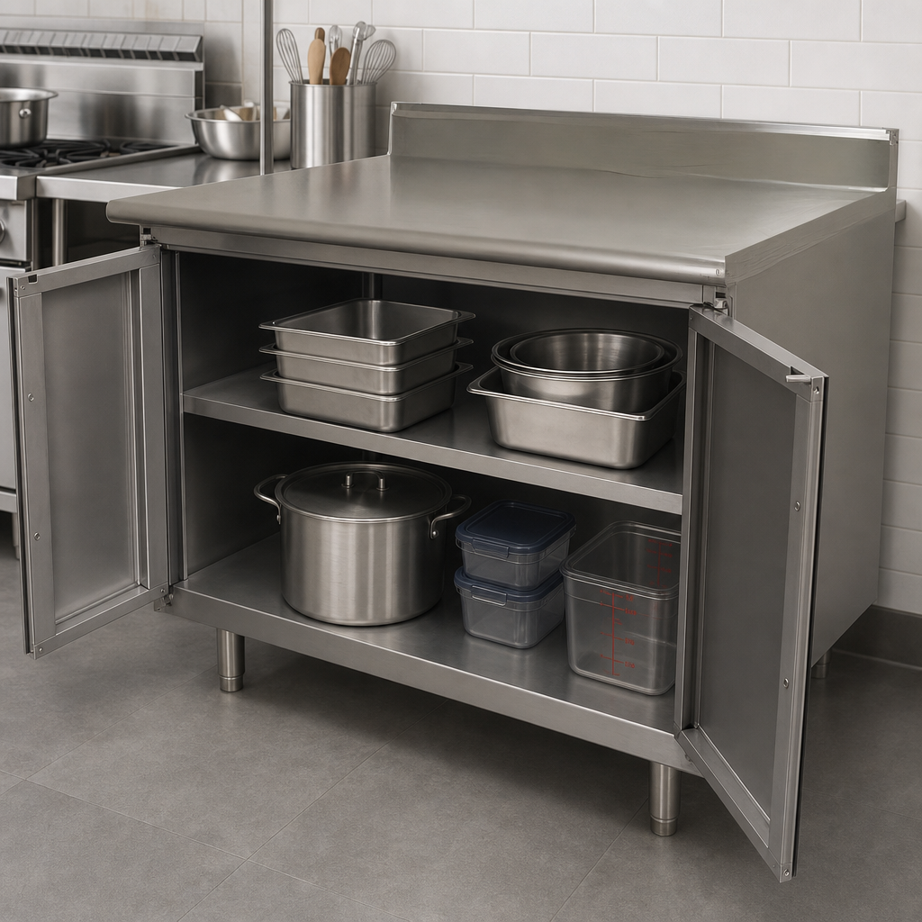 Cabinet Base With Hinged Doors
