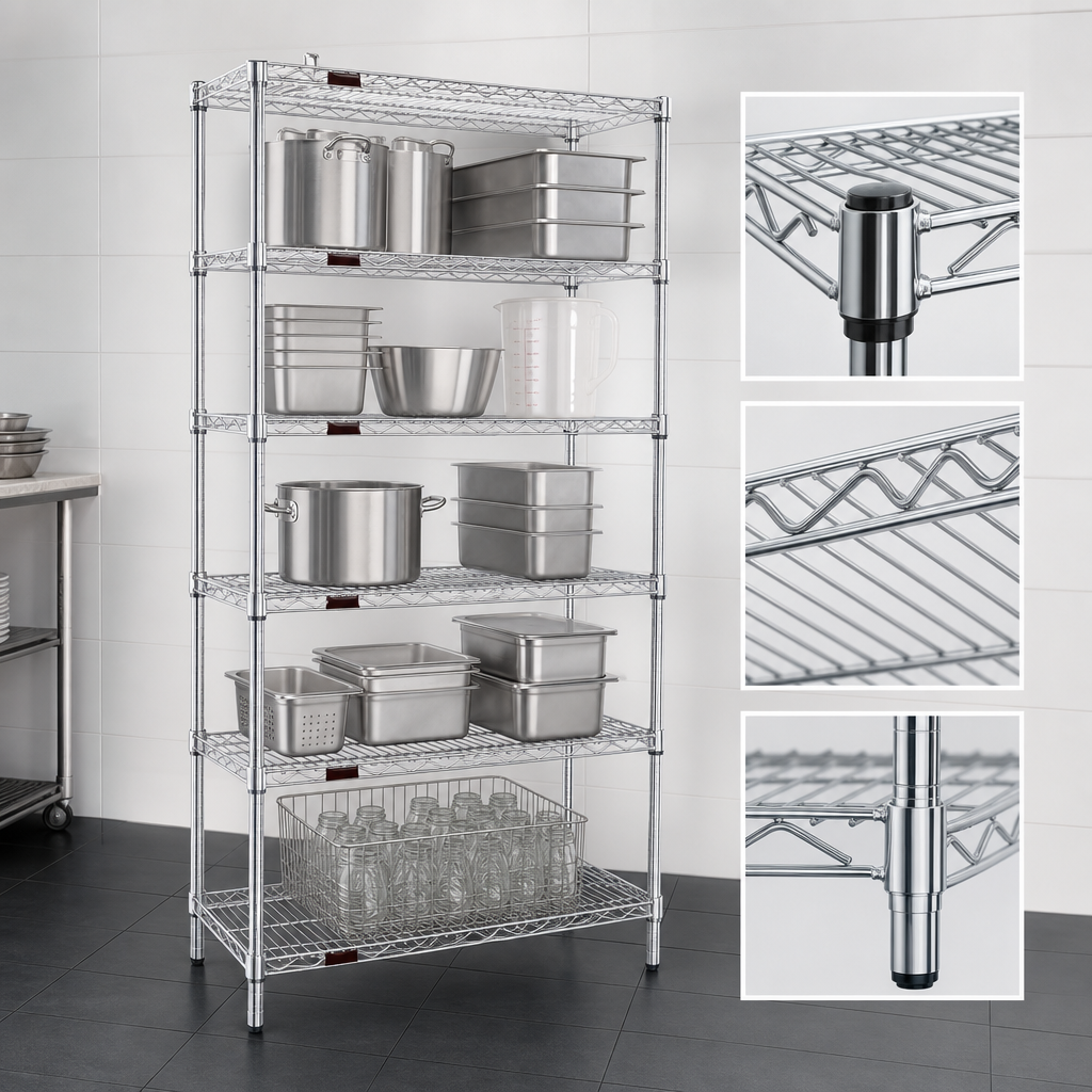 Patented QuadTruss Shelf Design