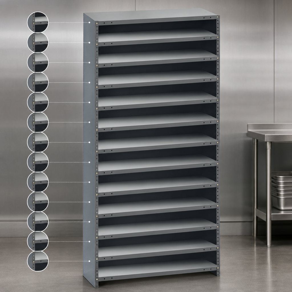 13 Shelves Included