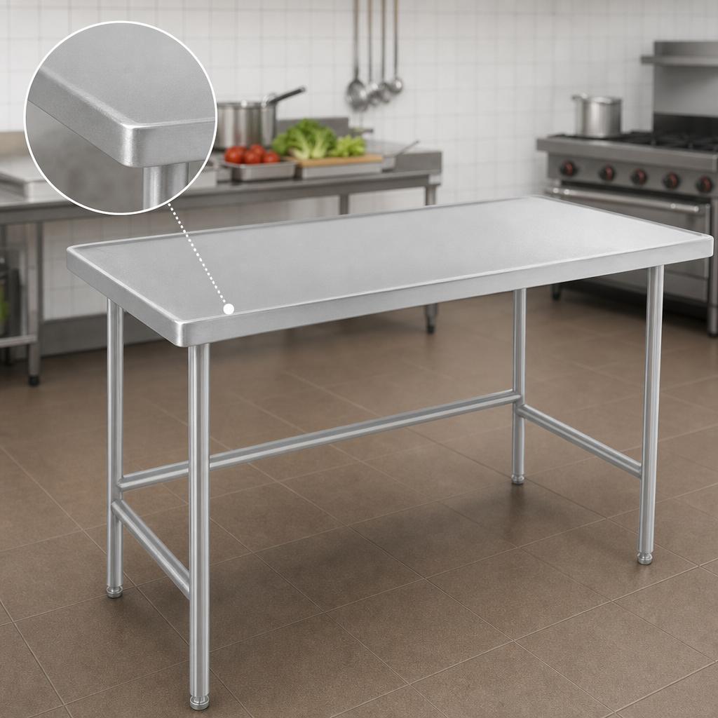 14-Gauge 304 Stainless Steel Top