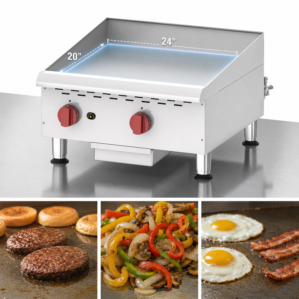 24-Inch x 20-Inch Cooking Area