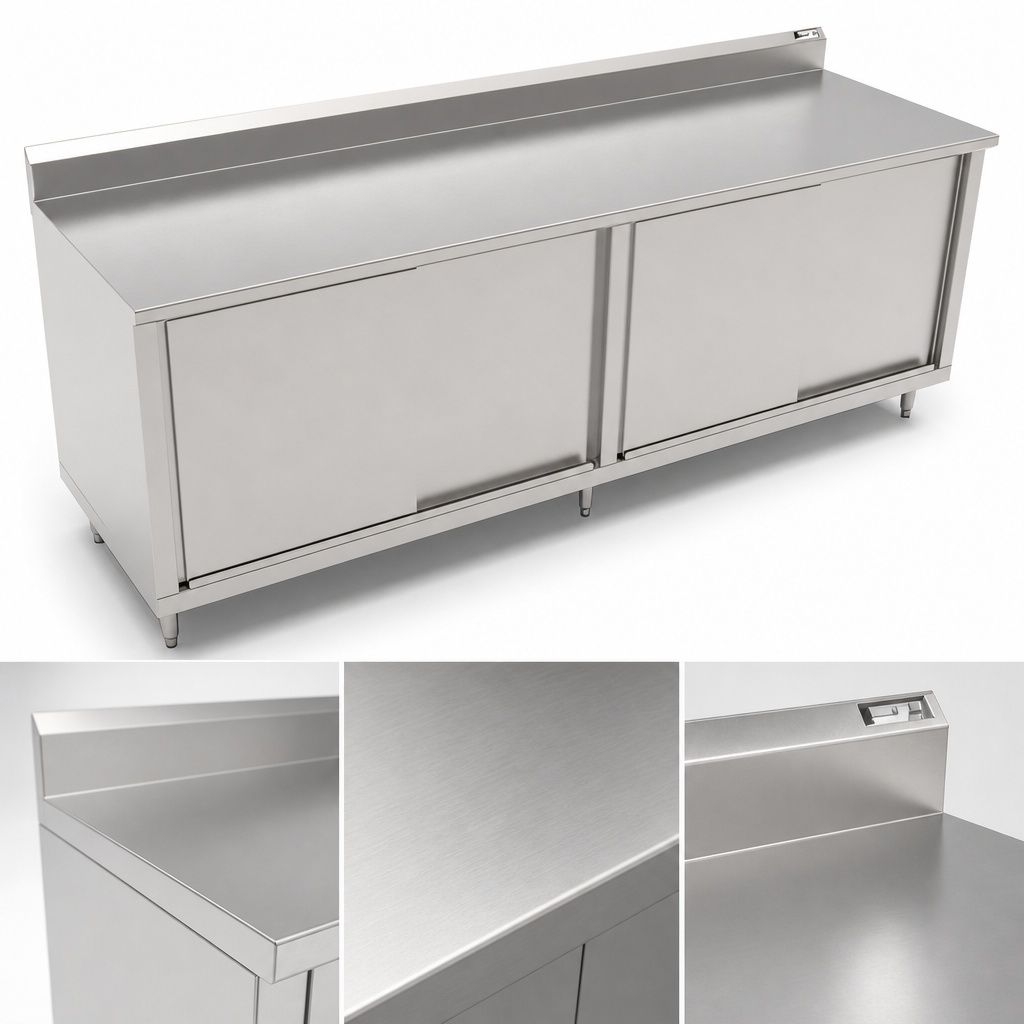 16-Gauge Stainless Steel Top