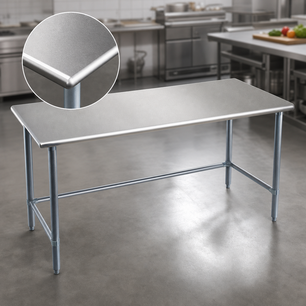 Heavy-Gauge 430 Stainless Steel Top
