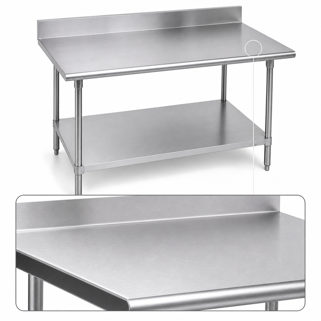 16-Gauge 430 Stainless Steel Top