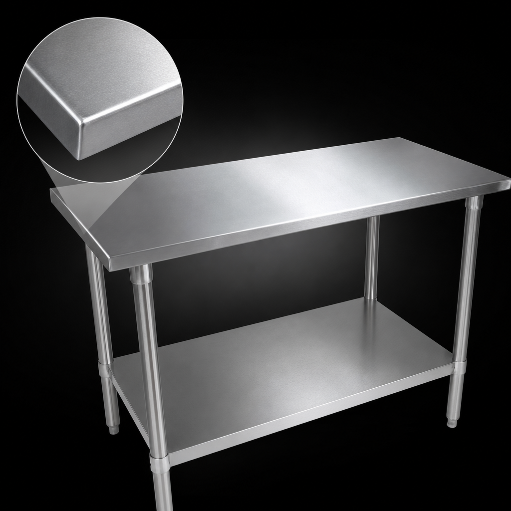 14-Gauge Stainless Steel Top